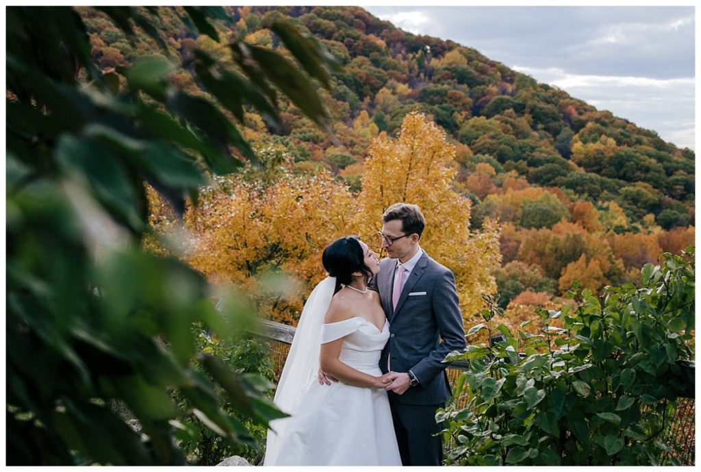 bride and groom wedding day at lambs hill hudson valley wedding venue